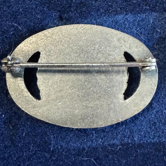 Disabled American Veterans Auxiliary Life Member Pin Red Rhinestones Vintage - Picture 5 of 5